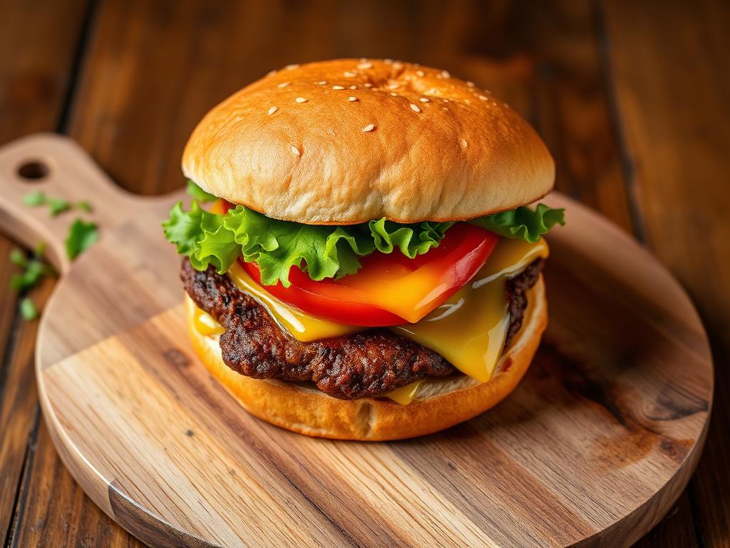 Classic Beef Burger from The Grill House — order online on FoodLemon